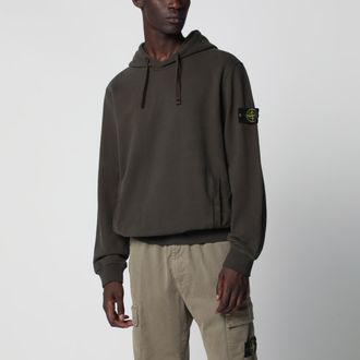 Stone Island Grey cotton crewneck sweatshirt