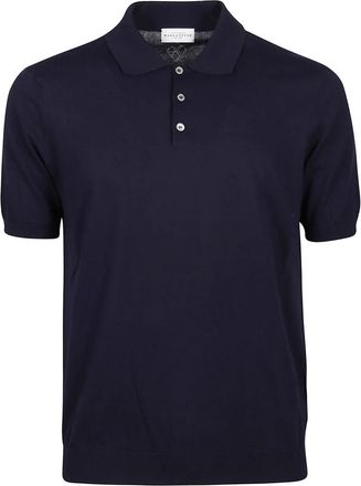 Ballantyne Navy Polo Shirt - Heren - Polos - Blauw - XL - Katoen - Tops