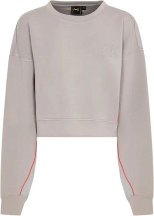 F**k Dames Sweatshirt Fw 24-0102 Synthetisch Materiaal - Dames - Sweatshirts - Beige - M - Hoodies & sweatvesten