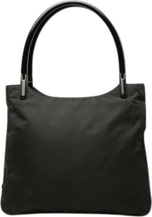 Prada Pre-owned Vintage Tote - Dames - Vintage Shopper - Zwart - ONE Size - Nylon - Vintage