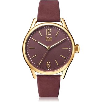 Ice Watch Ice Time - Dames - Horloges - Geel - ONE Size - Leer - Accessoires