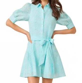 Lilly Pulitzer Larkyn Shirt Dress In Daydream Blue