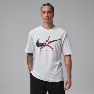 Nike Jordan Mens Jordan Brooklyn Jumpman T-Shirt in White | IF3043-100