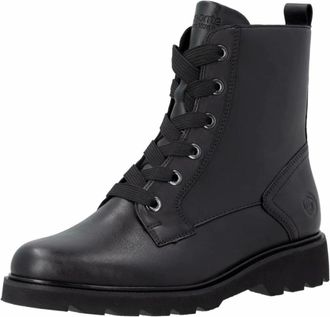 Remonte Lace-up Enkellaars - Dames - Schoenen - Zwart - Maat: 41 EU Leer
