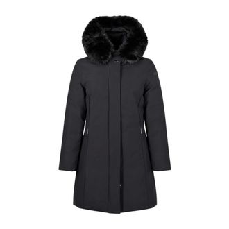 Roberto Ricci Design Surflex Winter Long Fur - Dames - Mantels - Zwart - Maat: XL Zijde