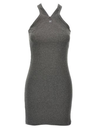 Courr&egrave;ges Cotton Short Womens Dress
