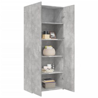 Berkfield Home Highboard Concrete Grey 80x42.5x185 cm Engineered Wood