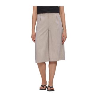 Object Object - Objivalo HW LO Bermuda Shorts - Dames - Korte broeken - Beige - Maat: XS Leer