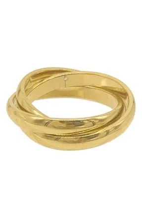 Adornia Interlinked Ring in Yellow at Nordstrom Rack, Size 8