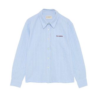 Roy Rogers Oxford Poplin overhemd - Dames - Blouses & Shirts - Blauw - Maat: XS Katoen
