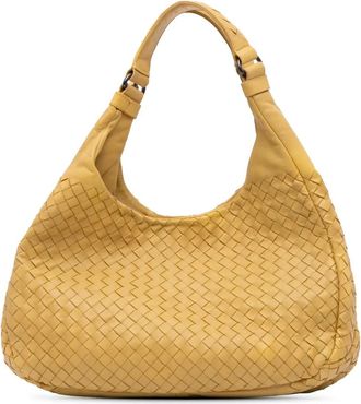 Bottega Veneta Borsa passepartout Intrecciato Campana media in nappa 2007 - Giallo