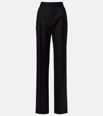 Saint Laurent Wool wide-leg pants