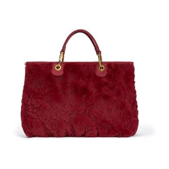 Braccialini Beth Handtas - Dames - Tassen - Rood - Maat: ONE Size Zijde