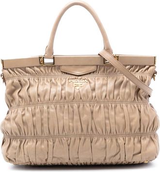 Prada Pre-owned Prada Nappa Gaufre Satchel HJ9S2QWU1L66SXSU