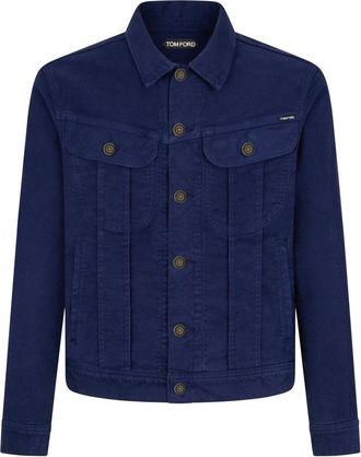 Tom Ford MOLESKIN ICON JACKET Size: XL, colour: NAVY