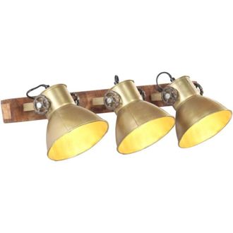 vidaXL Lampada da Parete Stile Industriale Ottone 65x25 cm E27 Vidaxl