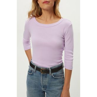 Michael Stars Basic Band Crewneck T-Shirt in Whimsy at Nordstrom