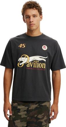 Cotton On Mens Cropped Fit Graphic T-Shirt in Washed Black Panther at Nordstrom, Size Xx-Large