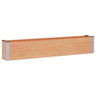 vidaXL Arriate Elevado Marr&oacute;n 200 X 30 X 36 Cm Vidaxl