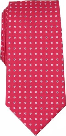 Club Room Mens Dooley Dot Tie In Red