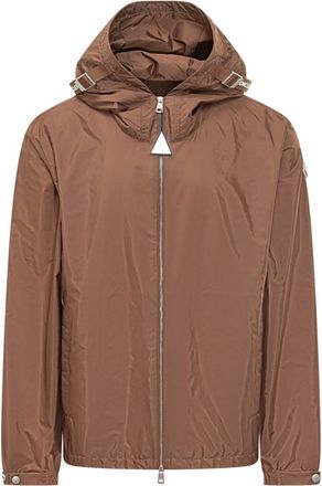 Moncler Brown Solid Hood Jacket