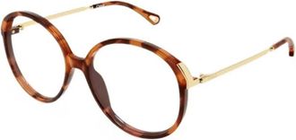 Chlo&eacute; Ronde Optische Montuur - Dames - Accessoires - Bruin - Maat: 58 MM