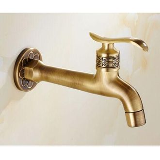 OEM Grifo De Lat&oacute;n Antiguo Para Lavander&iacute;a, Ba&ntilde;o, Montaje En Pared, Lavadora, Jard&iacute;n Exterior, Manguera &Uacute;nica, Grifo De Agua Fr&iacute;a