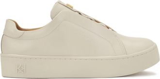 Kazar Comfortabele sneakers op een dikke zool. Dit product valt klein uit. - Dames - Sneakers - Grijs - 37 EU - Leer - Schoenen