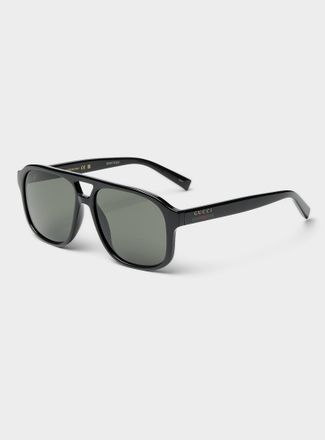 Gucci Acetate aviator sunglasses