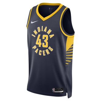Nike Indiana Pacers Icon Edition Nike Mens Dri-FIT NBA Swingman Jersey in Blue | DN2007-433