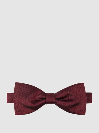 Blick. Fliege aus Seide in Bordeaux, Gr&ouml;&szlig;e 1