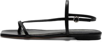 Aeyde Ella Nappa - Dames - Sandalen - Zwart - 36 EU - Leer - Schoenen