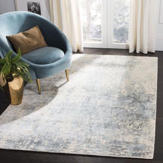 Safavieh Mirage Hand Made Area rug, Aqua Contemporary Style Non-Shedding