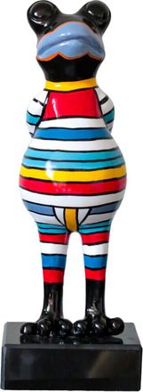 Schubiger M&ouml;bel Skulptur Gestreifter Frosch