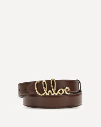 Chlo&eacute; Iconic leather Belt Female L