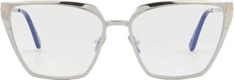 Tom Ford Blue Light Block Cat Eye Ladies Eyeglasses FT5945-B 016 56