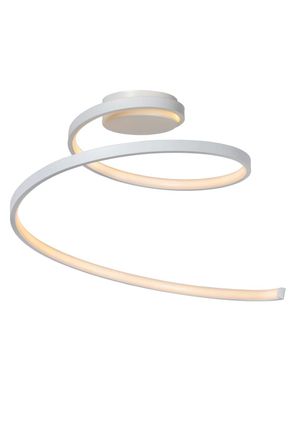 Lucide L&aacute;mpara de techo de pvc con 1 led integrado, blanco