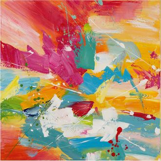 Schubiger M&ouml;bel Bild Buntes Farbspektakel 3