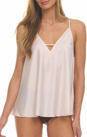 Flora Nikrooz Victoria Satin Camisole in Whisper Pink at Nordstrom, Size X-Small