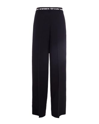 Max Mara Womens Trousers Corvino Black Triacetate