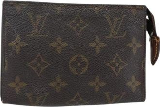 Louis Vuitton Pre-owned Canvas Pouch - Dames - Vintage Clutch - Bruin - ONE Size - Vintage