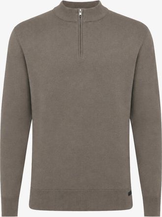 Genti Turtle Zip | Taupe