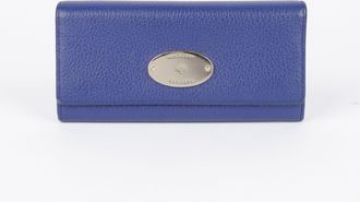 Mulberry Blue Leather Long Wallet