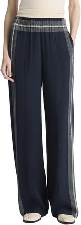 Vince Mid Rise Placed Stripe Pant