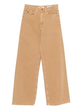 Lois Jeans Skater denim met wijde pijpen - Beige