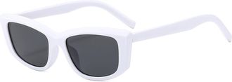 Generic Commuter Mens Vacation Sunglasses Outdoor Womens Party Sun Glasses(White)