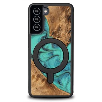 OEM Funda Bewood Unique Para Samsung Galaxy S21 Fe - Turquesa Con Magsafe