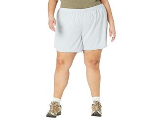 Columbia Plus Size PFG Tamiamitm Pull-On Shorts Womens Shorts Cirrus Grey : 1X 5, Polyester