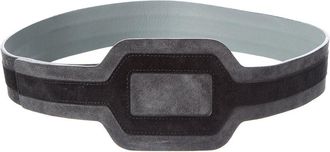 Roger Vivier Ceinture Buckle Suede Belt