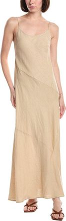 Michael Stars Cecily Patchwork Linen Midi Dress